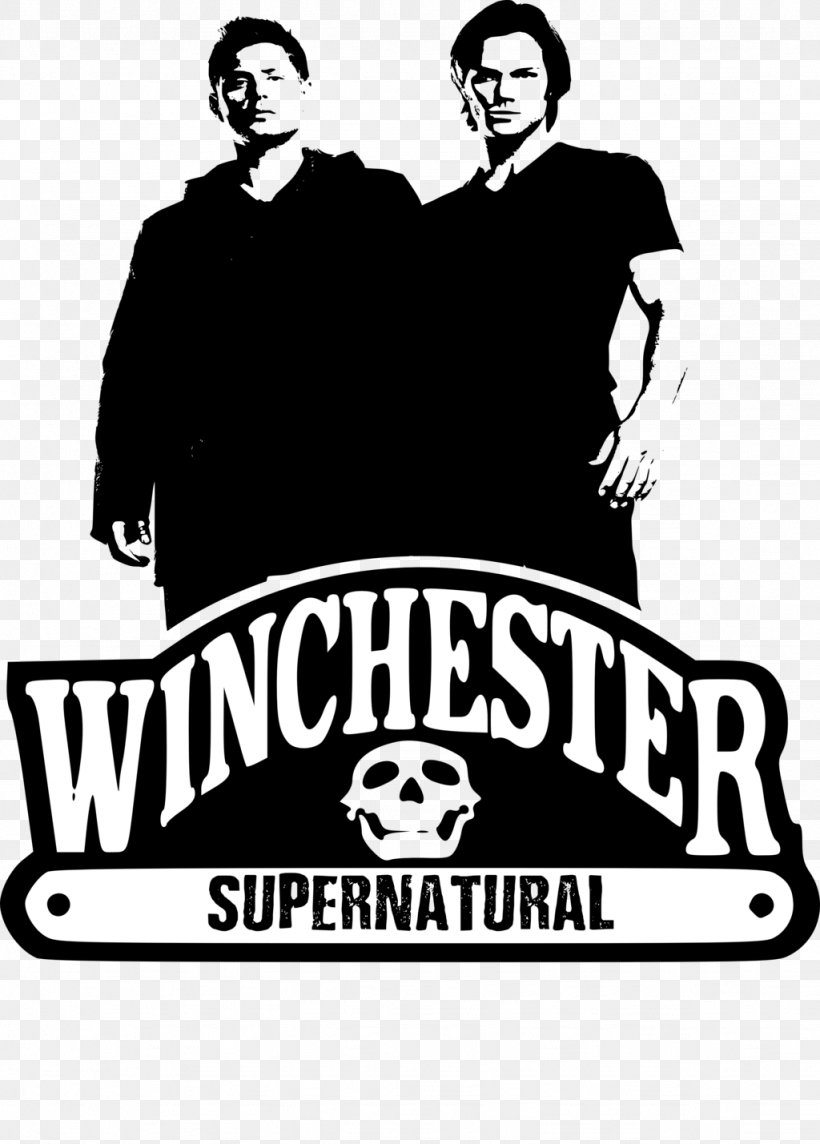 Dean Winchester Winchester Mystery House T-shirt Logo Decal, PNG, 1024x1429px, Dean Winchester, Art, Black And White, Brand, Decal Download Free