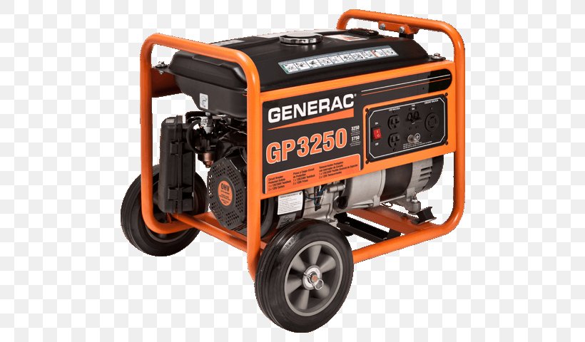 Generac GP Series 3250 Generac Power Systems Electric Generator Engine-generator Standby Generator, PNG, 538x480px, Generac Power Systems, Ampere, Electric Generator, Electricity, Electronics Download Free