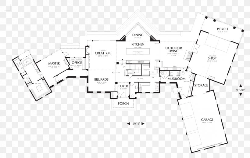 House Plan Floor Plan Breezeway, PNG, 1200x757px, House Plan, Area, Bedroom, Black And White, Breezeway Download Free