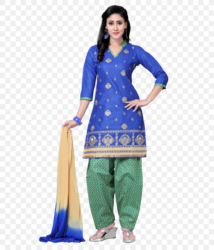 Blue Shalwar Kameez Churidar Kurta Dupatta, PNG, 640x960px, Blue, Aqua, Churidar, Clothing, Costume Download Free
