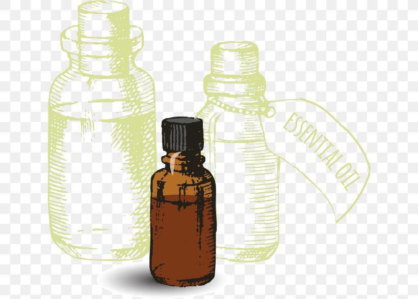 Bottle Essential Oil Aroma Compound Volatility, PNG, 634x588px, Bottle, Aroma Compound, Chemical Property, Chemical Substance, Distance Download Free