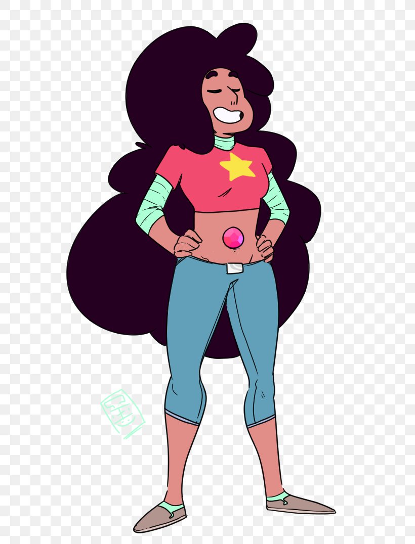 Stevonnie Illustration Animated Series Fan Art Animated Cartoon, PNG, 596x1076px, Watercolor, Cartoon, Flower, Frame, Heart Download Free