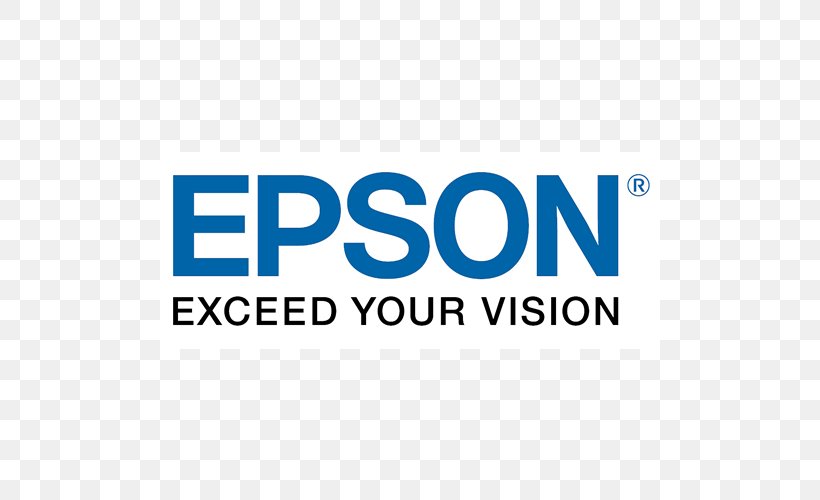 Epson Multimedia Projectors 3LCD Ink Cartridge Multi-function Printer, PNG, 500x500px, Epson, Area, Blue, Brand, Brightness Download Free