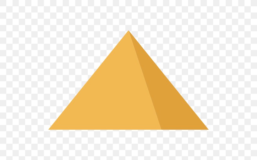 Triangle Yellow Pyramid Pattern, PNG, 512x512px, Triangle, Orange, Pyramid, Yellow Download Free