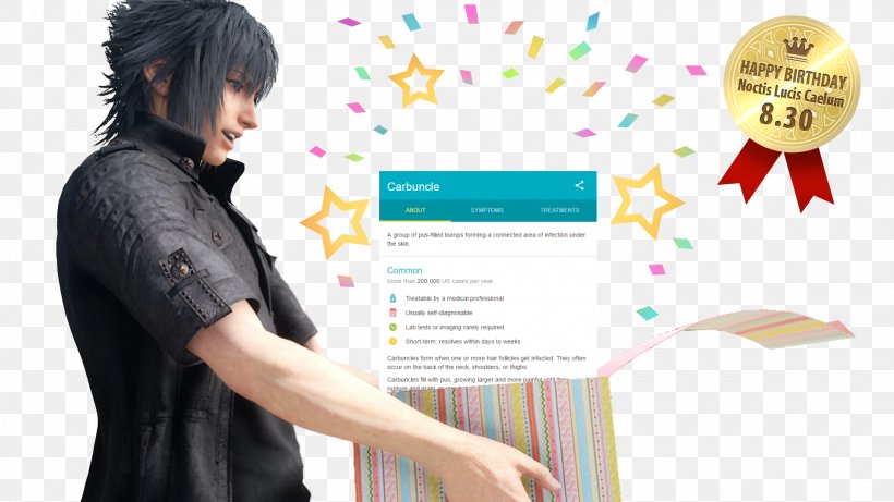 Final Fantasy XV Noctis Lucis Caelum Final Fantasy VII PlayStation 4 Video Game, PNG, 1920x1080px, Final Fantasy Xv, Birthday, Communication, Downloadable Content, Dragon Quest Download Free
