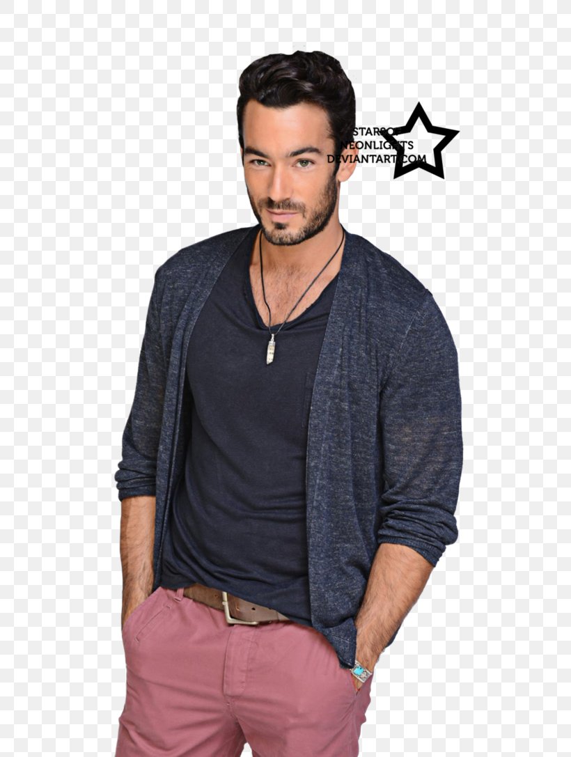 Aarón Díaz Santa Diabla Santiago Cano ZALORA Hoodie, PNG, 734x1087px, Zalora, Actor, Blazer, Cardigan, Carlos Ponce Download Free