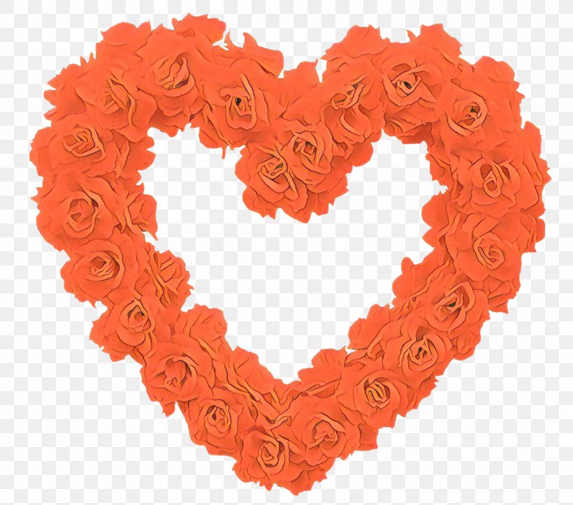 Valentine's Day, PNG, 1600x1412px, Cartoon, Cut Flowers, Flower, Heart, Orange Download Free