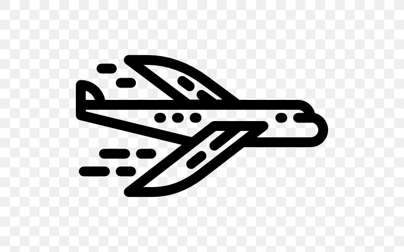Airplane Transport Clip Art, PNG, 512x512px, Airplane, Airport, Area, Aviation, Black And White Download Free