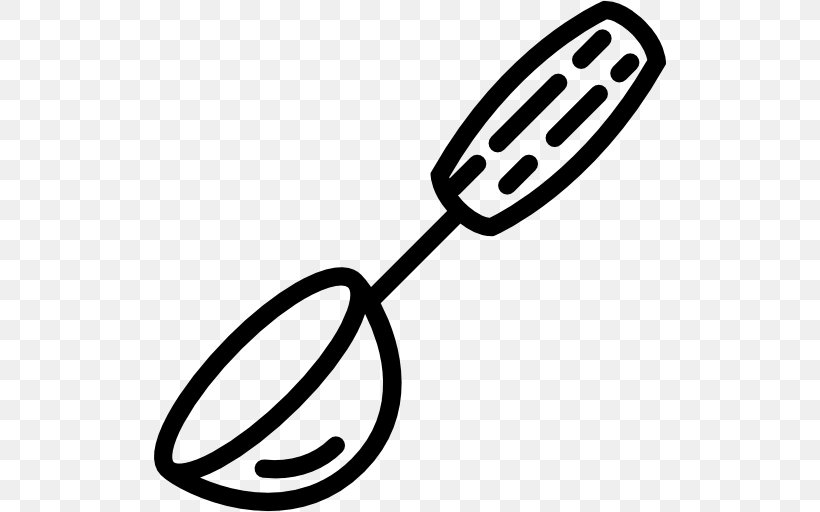 Kitchen Utensil Ladle Tool Spoon Spatula, PNG, 512x512px, Kitchen Utensil, Area, Black And White, Cooking, Food Download Free