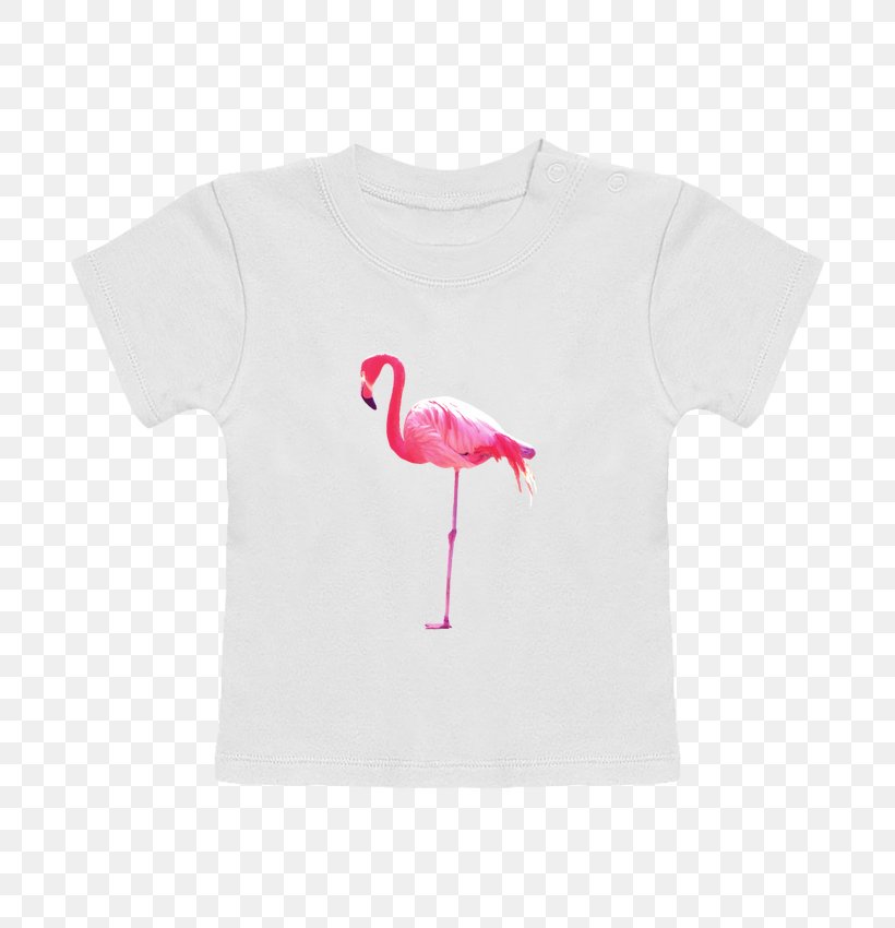 T-shirt Sleeve Pink M Neck Outerwear, PNG, 690x850px, Tshirt, Bird, Clothing, Flamingo, Neck Download Free