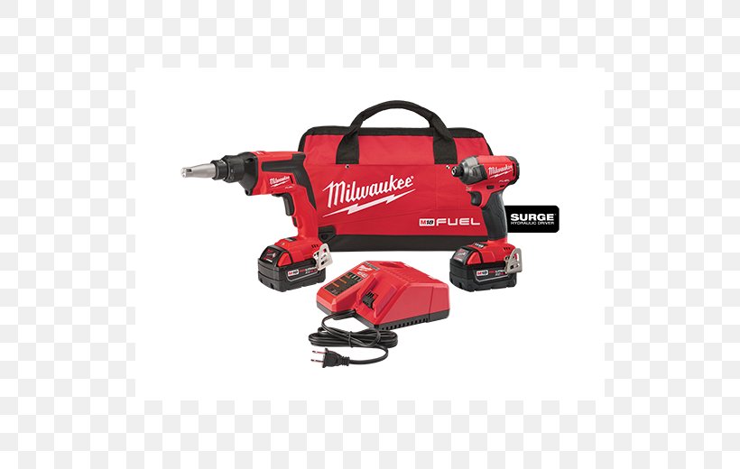Milwaukee Electric Tool Corporation Milwaukee M18 FUEL 2796-22 Cordless Screw Gun, PNG, 520x520px, Tool, Angle Grinder, Augers, Cordless, Hammer Drill Download Free