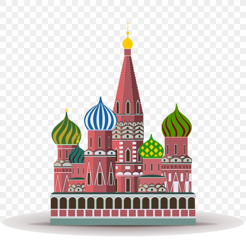 Saint Basil s Cathedral Moscow Kremlin Red Square Vector Graphics