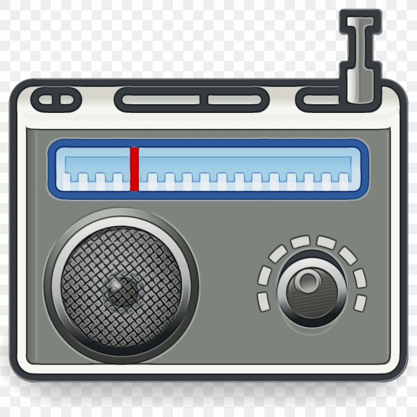 Watercolor Cartoon, PNG, 1200x1200px, Watercolor, Am Broadcasting, Boombox, Broadcasting, Cassette Deck Download Free