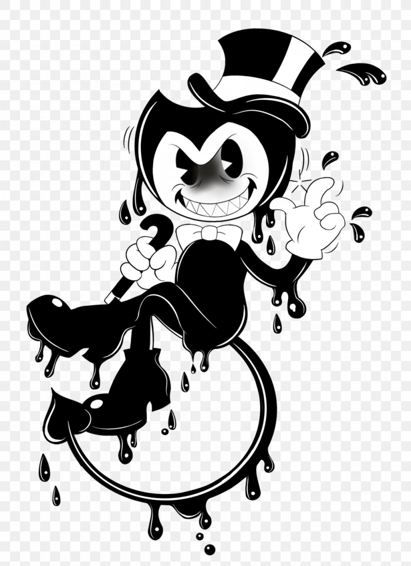 Bendy And The Ink Machine Visual Arts DeviantArt, PNG, 1024x1411px, Bendy And The Ink Machine, Art, Artist, Black, Black And White Download Free