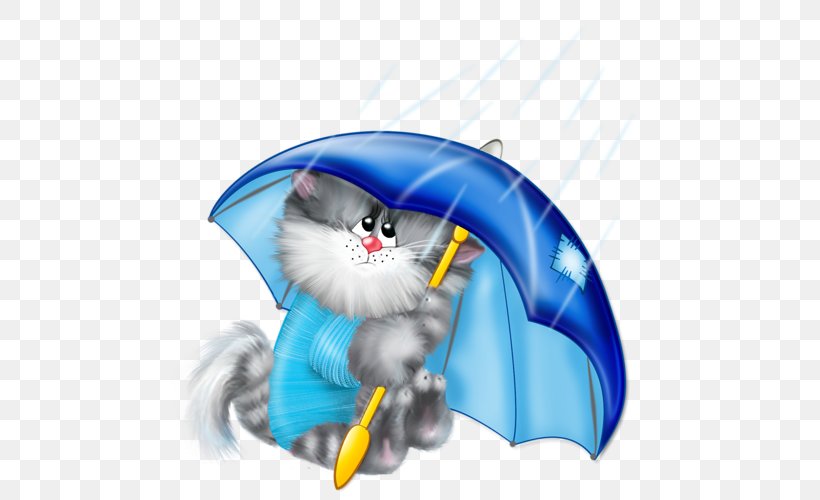 Cat Kitten Umbrella Clip Art, PNG, 500x500px, Cat, Cartoon, Cat Like Mammal, Cuteness, Drawing Download Free