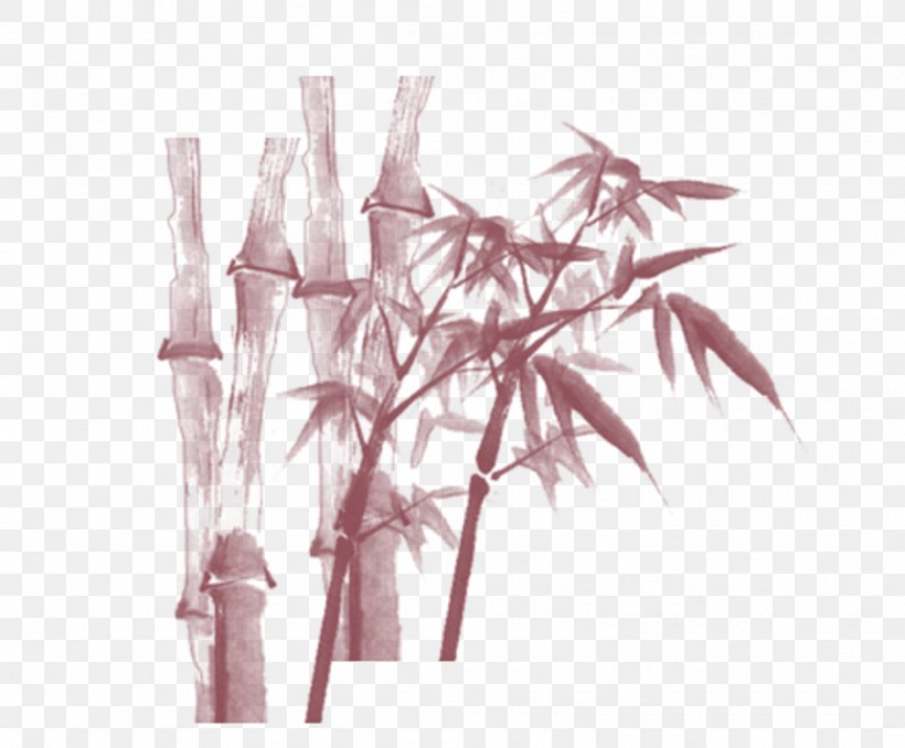 Paper Ink Wash Painting Bamboo, PNG, 1827x1511px, Paper, Bamboo, Bambusa Rutila, Branch, Color Download Free