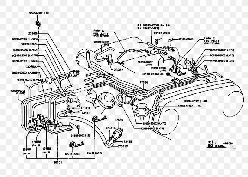 1995 Toyota 4Runner Toyota Hilux 1999 Toyota Camry Toyota Avalon, PNG, 1072x768px, 2016 Toyota 4runner, Toyota, Auto Part, Black And White, Diagram Download Free
