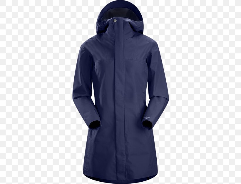 Arc Teryx Codetta Coat Women's Arc'teryx Jacket Hoodie, PNG, 450x625px, Coat, Clothing, Electric Blue, Hood, Hoodie Download Free