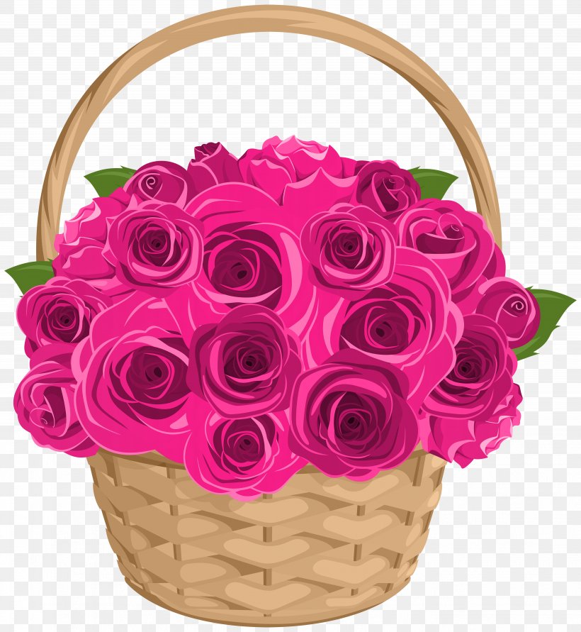 Garden Roses Centifolia Roses Clip Art, PNG, 5521x6000px, Beach Rose, Artificial Flower, Basket, Cut Flowers, Digital Image Download Free