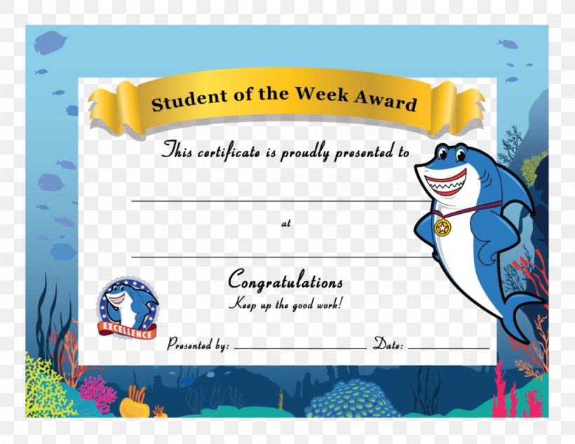 Academic Certificate Student Great White Shark Killer Whale Clip Art, PNG, 1024x791px, Academic Certificate, Area, Blue, Cartoon, Cetacea Download Free