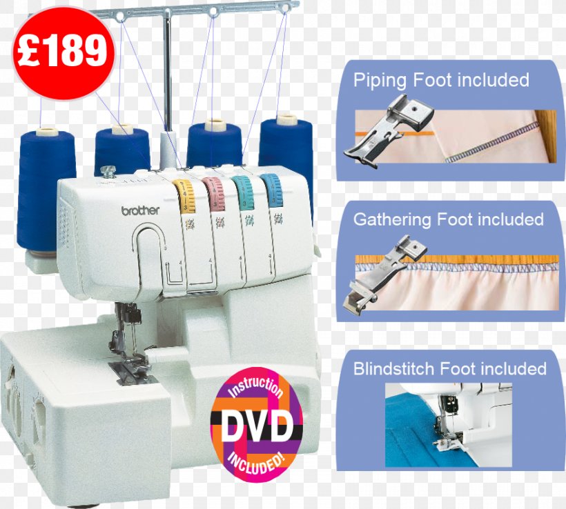 Overlock Sewing Machines Brother 1034D Thread, PNG, 880x792px, Overlock, Brother Cover Stitch 2340cv, Brother Industries, Differentialtransport, Gritzner Machine Co Download Free