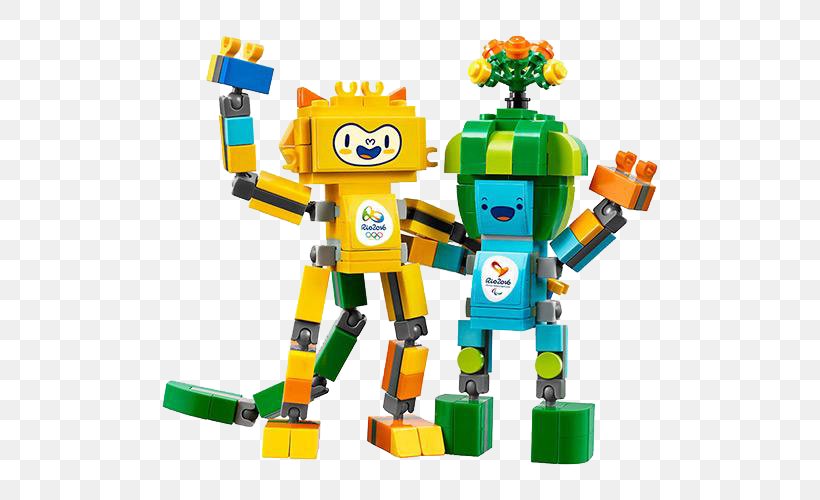 2016 Summer Olympics Rio De Janeiro LEGO Vinicius And Tom Mascot, PNG, 500x500px, Rio De Janeiro, Bricklink, Customer Service, Lego, Lego Group Download Free