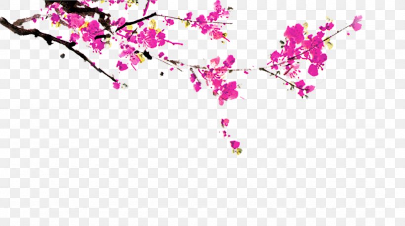 Chinese New Year Download Clip Art, PNG, 1076x600px, Chinese New Year, Art, Blossom, Branch, Cherry Blossom Download Free