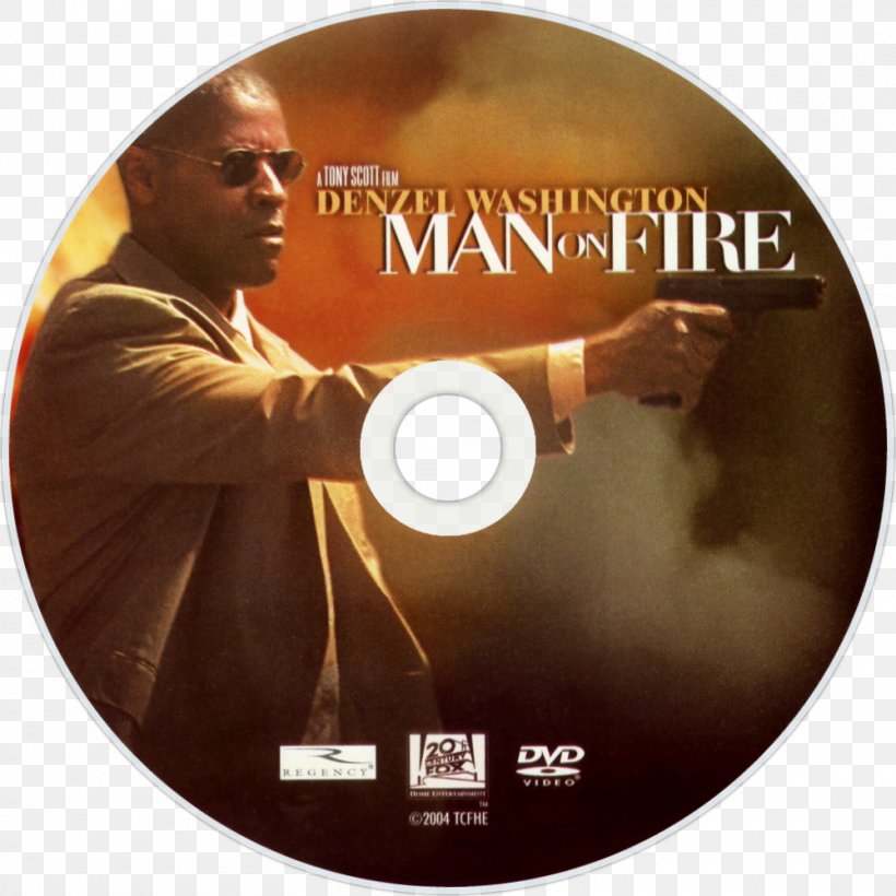 Denzel Washington Man On Fire DVD Film, PNG, 1000x1000px, Denzel Washington, Album Cover, Brand, Compact Disc, Cover Art Download Free
