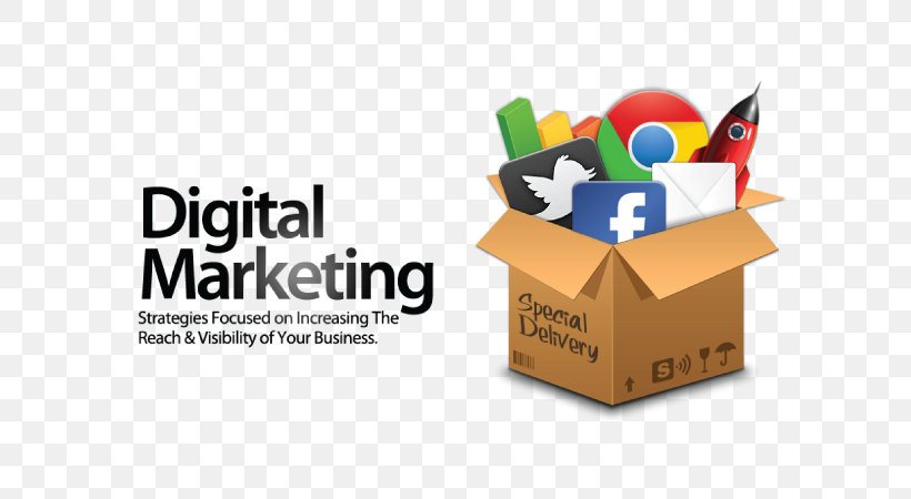 Digital Marketing Online Advertising Business Marketing Strategy, PNG, 600x450px, Digital Marketing, Box, Brand, Business, Carton Download Free