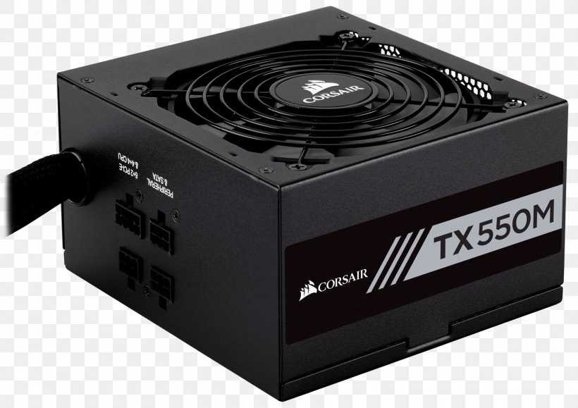 Power Supply Unit Corsair TX750M 80 Plus Gold 750W Power Converters Corsair CX750M, PNG, 1800x1271px, 80 Plus, Power Supply Unit, Atx, Computer, Computer Component Download Free