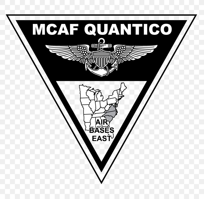 Quantico MCAF Marine Corps Air Station Kaneohe Bay Marine Corps Air Facility Quantico United States Marine Corps, PNG, 800x800px, Quantico, Area, Black And White, Brand, Logo Download Free