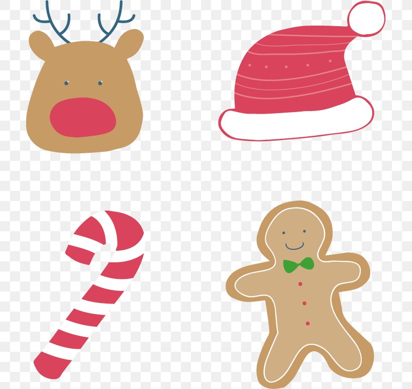 Reindeer Christmas Cookie Clip Art, PNG, 716x774px, Reindeer, Biscuit, Christmas, Christmas Cookie, Christmas Lights Download Free