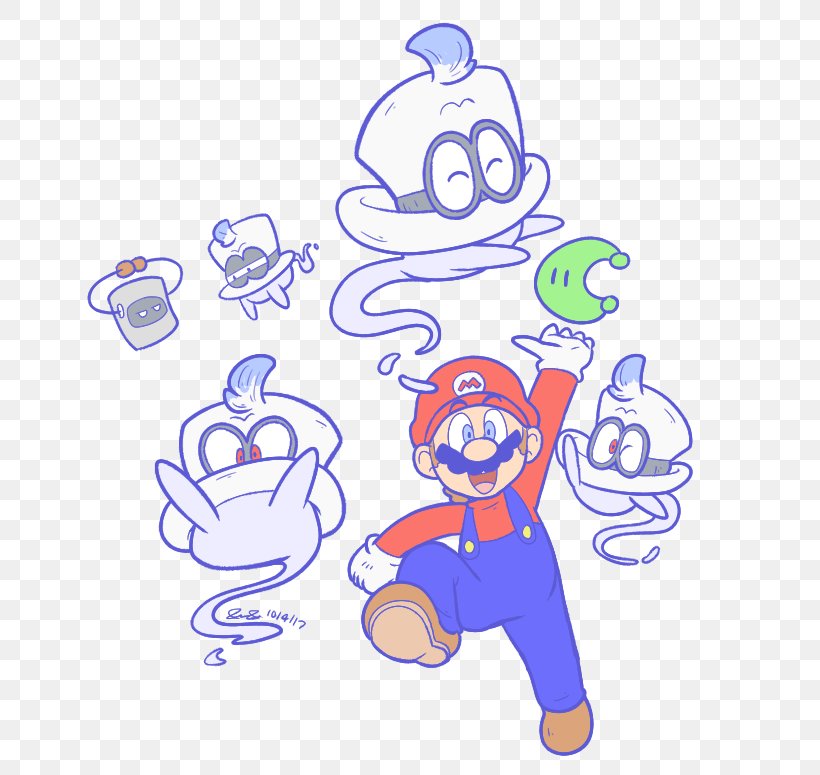 Super Mario Bros. Super Mario RPG Luigi Super Mario Odyssey, PNG, 700x775px, Watercolor, Cartoon, Flower, Frame, Heart Download Free