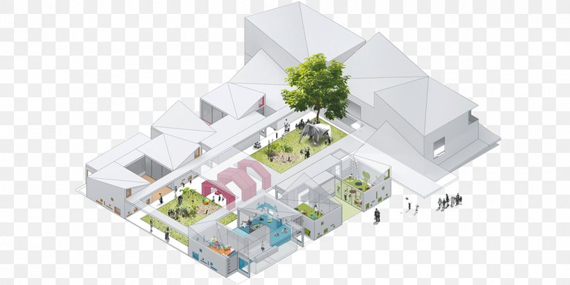 Architecture Garden Jardines Infantiles Isometric Projection, PNG, 1200x600px, Architecture, Child, Floor Plan, Garden, House Download Free