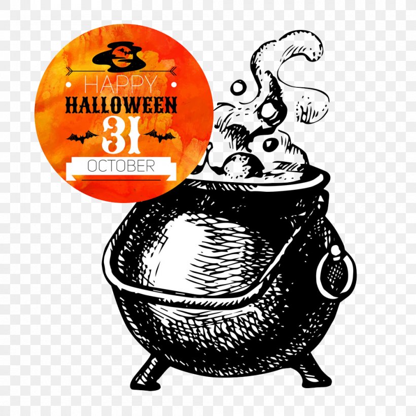 Paper Drawing Halloween Illustration, PNG, 1000x1000px, Paper, Brand, Can Stock Photo, Cookware And Bakeware, Drawing Download Free