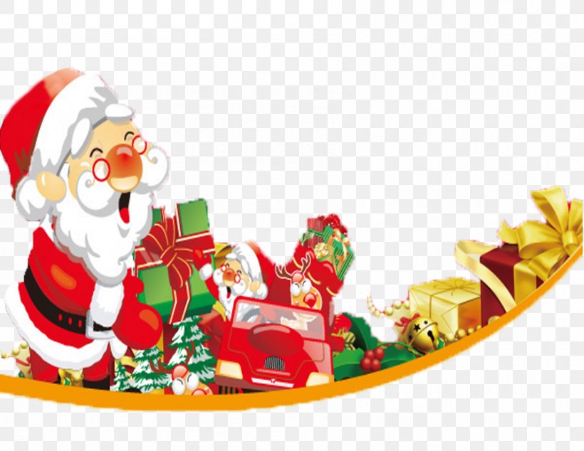 Santa Claus Christmas Ornament Gift, PNG, 895x692px, Santa Claus, Christmas, Christmas Decoration, Christmas Eve, Christmas Gift Download Free