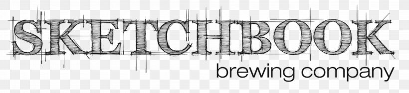 Sketchbook Brewing Co. Brewery Sketch, PNG, 4556x1044px, Sketchbook Brewing Co, Area, Beer Brewing Grains Malts, Black And White, Brand Download Free