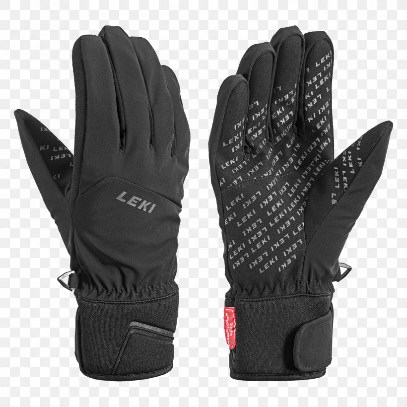 Glove LEKI Lenhart GmbH Skiing Clothing Sizes, PNG, 1500x1500px, Glove, Alpine Skiing, Bicycle Glove, Black, Clothing Download Free