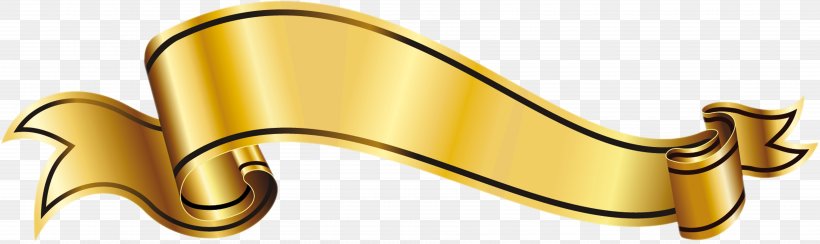 Gold Ribbon, PNG, 7331x2182px, Gold, Brass, Cdr, Goldpreis, Material Download Free