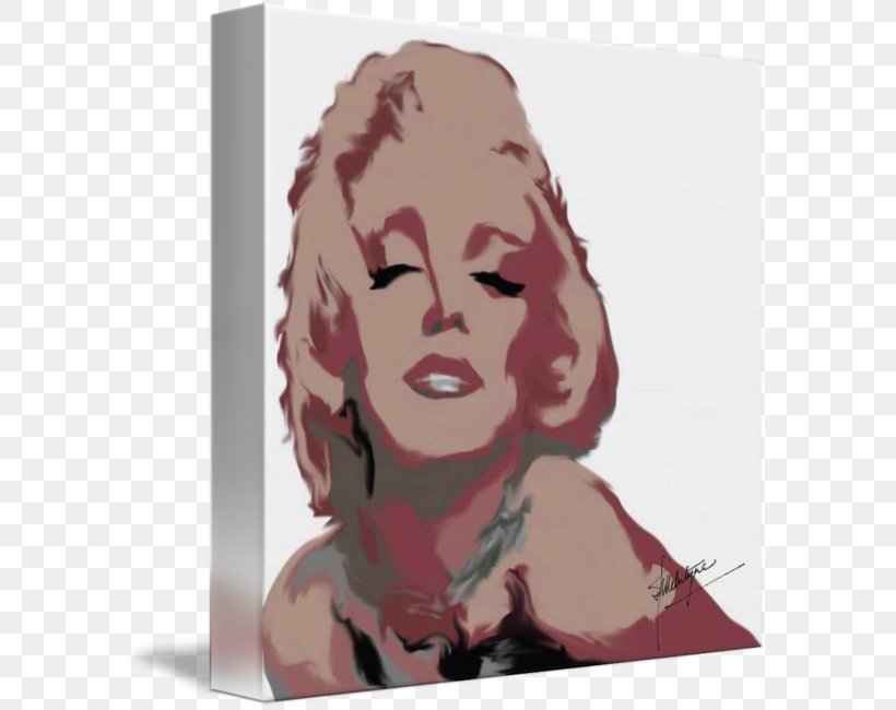 Marilyn Monroe Art Shutterbabe Gallery Wrap, PNG, 589x650px, Marilyn Monroe, Art, Canvas, Drawing, Face Download Free