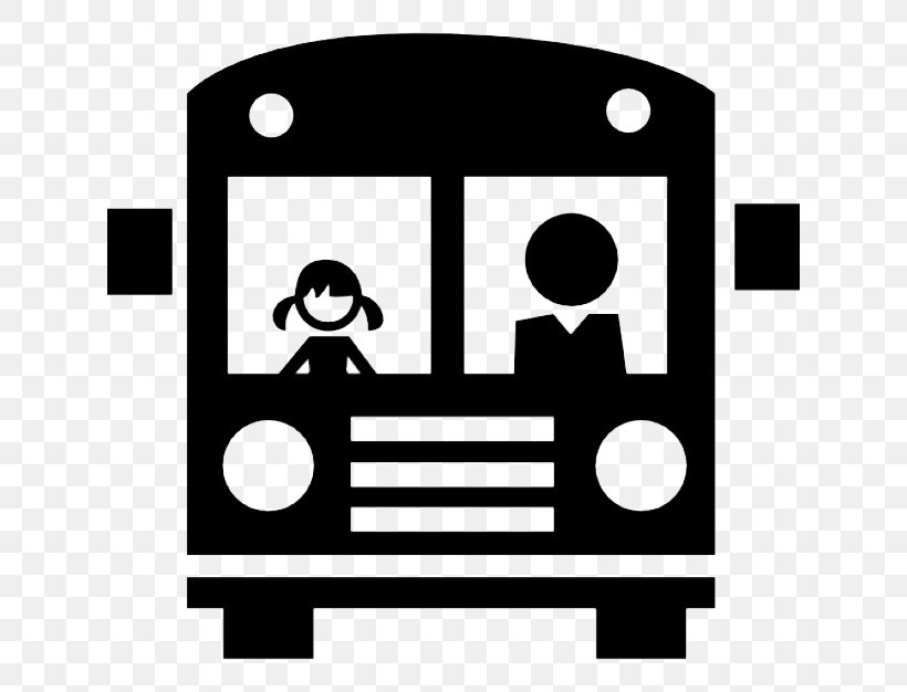 School Bus Bus Driver Transport, PNG, 626x626px, Bus, Area, Black And White, Bus Driver, Doubledecker Bus Download Free