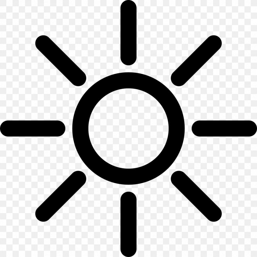 Clip Art, PNG, 980x980px, Symbol, Black And White, Sunlight, User Interface Download Free