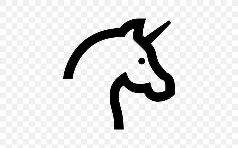 Unicorn Font, PNG, 512x512px, Unicorn, Black And White, Cartoon, Joint, Logo Download Free