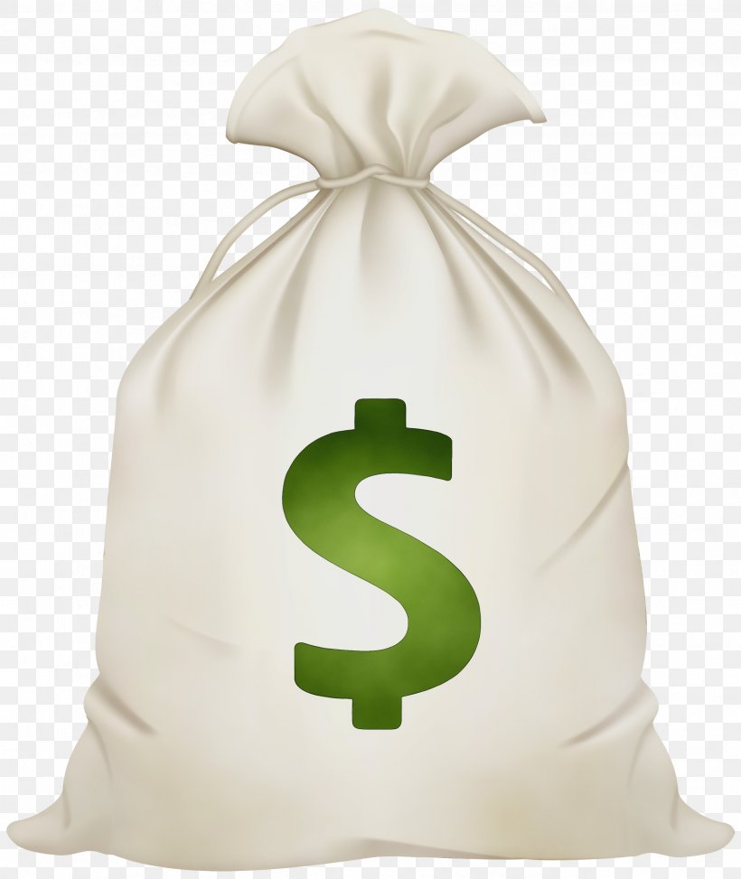 Money Bag, PNG, 2527x3000px, Watercolor, Bag, Currency, Dollar, Green Download Free