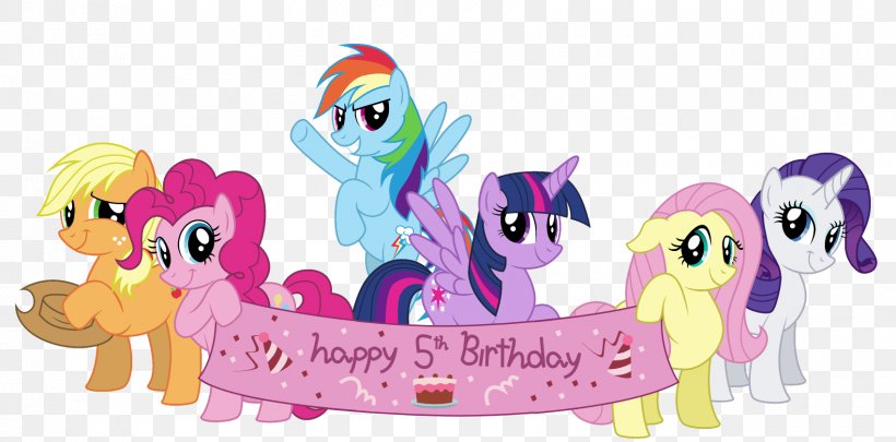 My Little Pony Pinkie Pie Birthday Greeting & Note Cards, PNG, 1700x840px, Pony, Animal Figure, Art, Birthday, Birthday Song Download Free