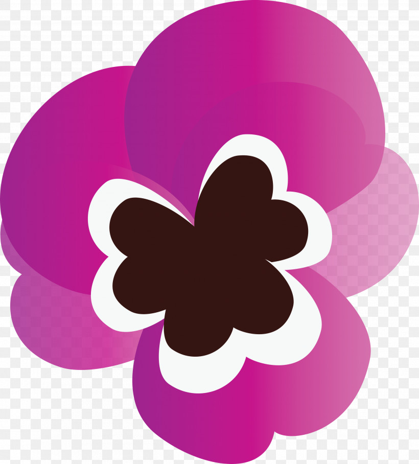 PANSY Spring Flower, PNG, 2709x3000px, Pansy, Magenta, Material Property, Petal, Pink Download Free