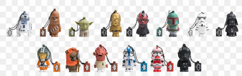 Yoda R2-D2 Anakin Skywalker Stormtrooper USB Flash Drives, PNG, 1900x601px, Yoda, Anakin Skywalker, Computer Data Storage, Flash Memory, Minnie Memory Stick Download Free
