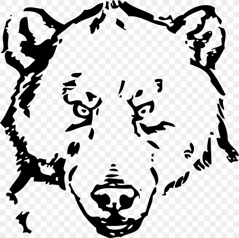 American Black Bear Polar Bear Brown Bear Giant Panda, PNG, 2555x2549px, Watercolor, Cartoon, Flower, Frame, Heart Download Free