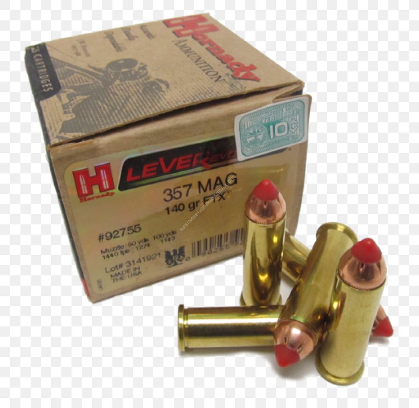 Bullet Ammunition .357 Magnum Lever Action Hornady, PNG, 800x800px, Watercolor, Cartoon, Flower, Frame, Heart Download Free