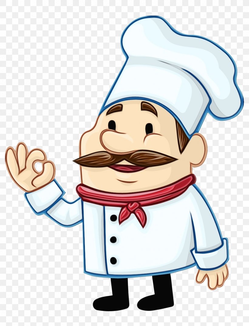 Cartoon Clip Art Cook Pleased Thumb, PNG, 993x1299px, Watercolor, Cartoon, Cook, Fictional Character, Happy Download Free